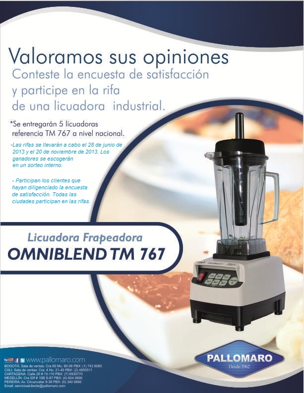 rifa Licuadora industrial