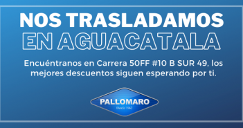 NOS TRASLADAMOS EN MEDELLÍN AGUACATALA